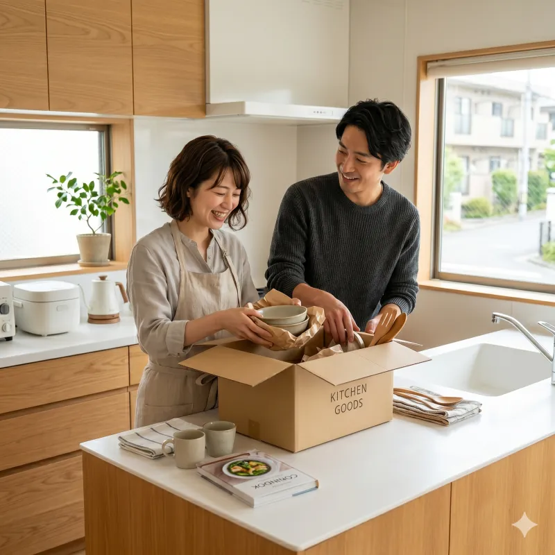 カップル引越しイメージ